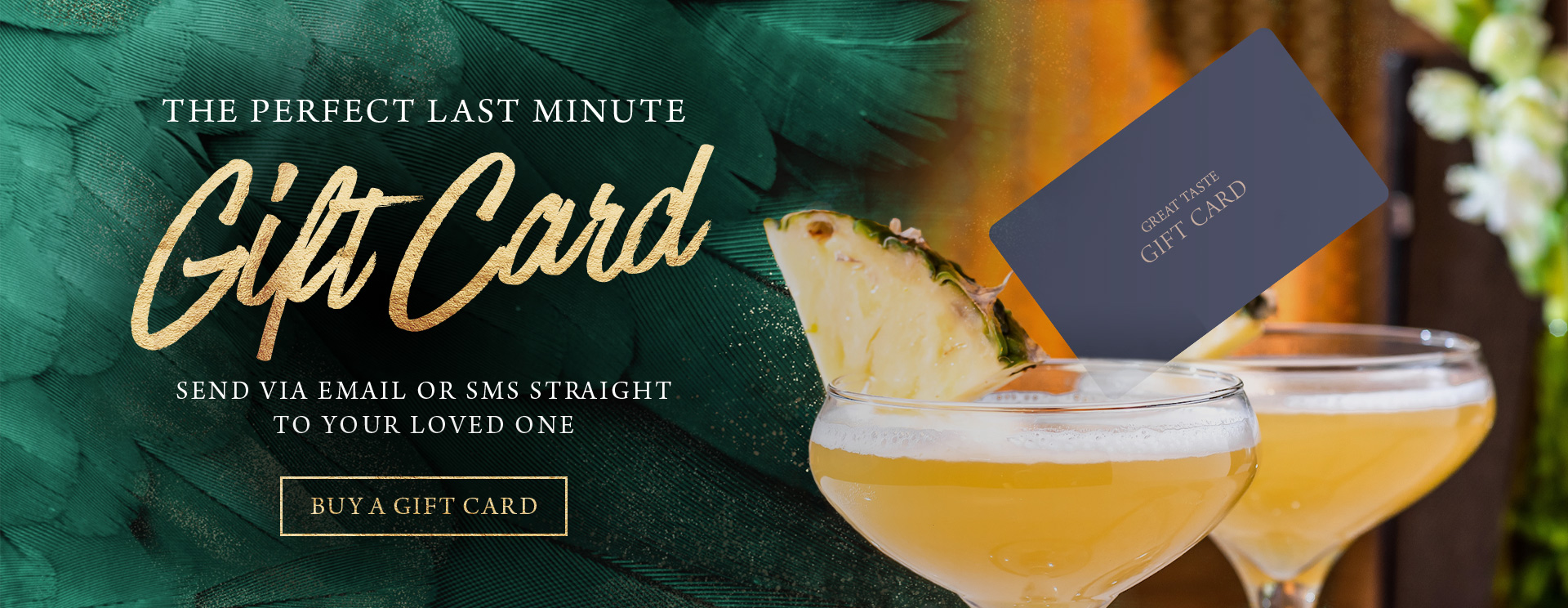 Give the gift of a gift card at The Crown