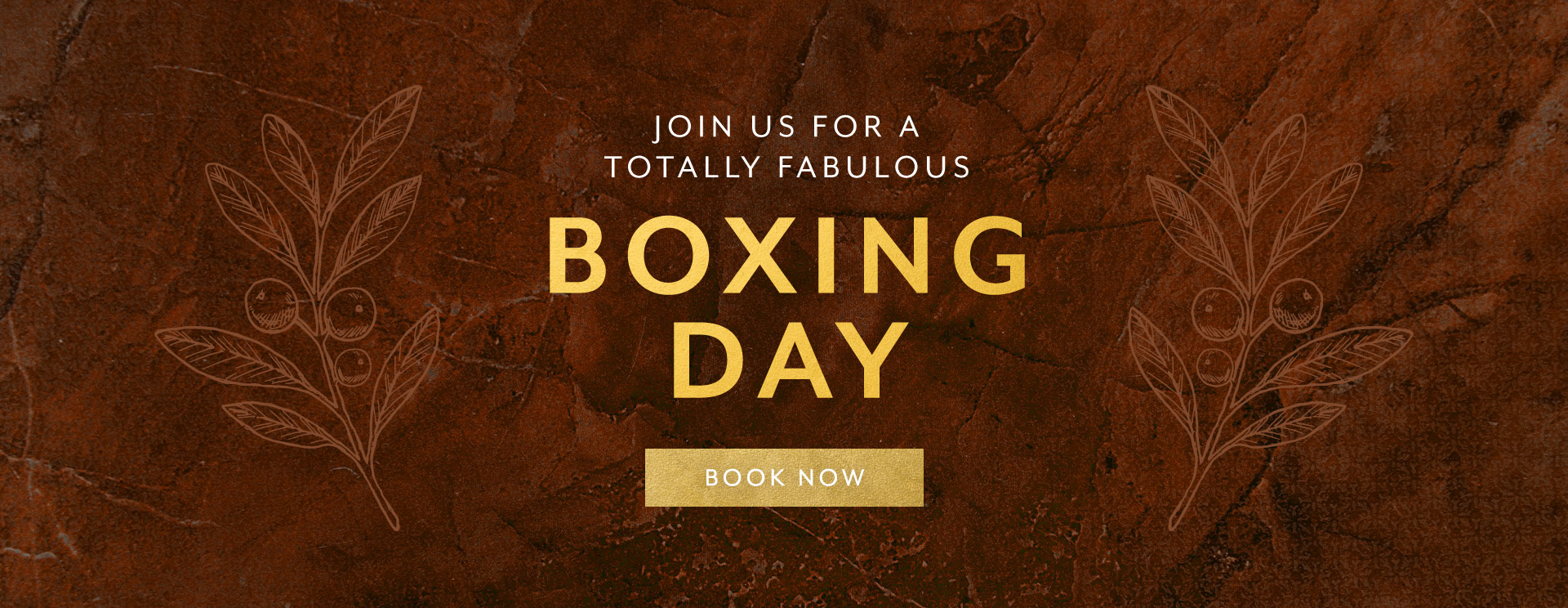 Boxing Day menu at The Crown