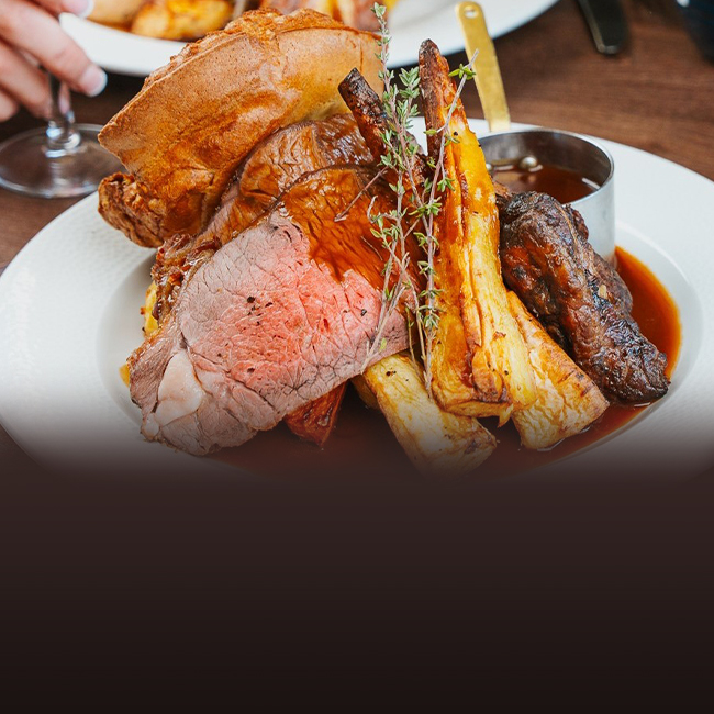 Sunday menu at The Crown