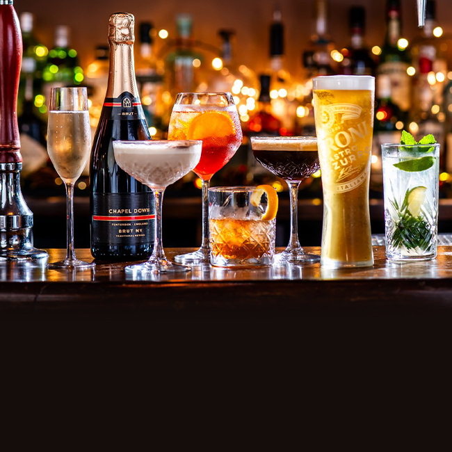 Wine & Drinks menu at The Crown