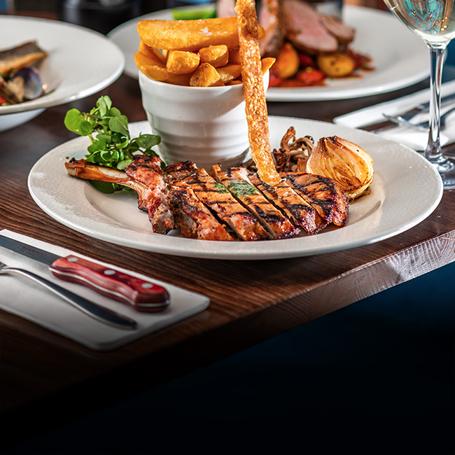 A La Carte menu at The Crown