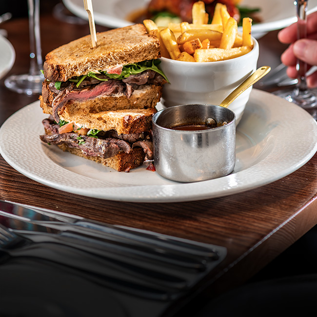 Brunch menu at The Crown