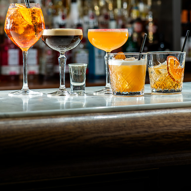 Wine & Drinks menu at The Crown