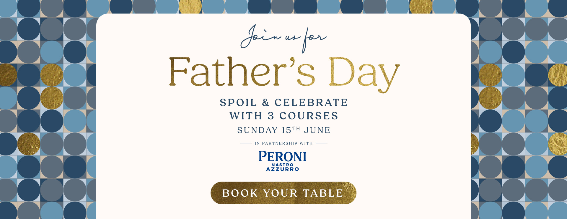 Father’s Day menu Wolverhampton