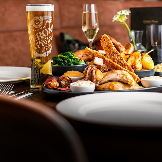 Wine & Drinks menu at The Crown