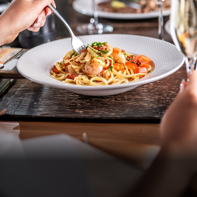 Dessert menu at The Crown